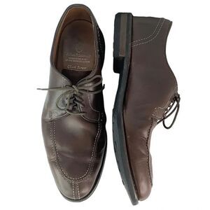 Allen Edmonds Clark Street Lace Up Oxford Men Dress Brown Leather Shoes 9
